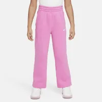 Nike Sportswear Club Fleece Big детские (Girls') Wide-Leg Pants Pink