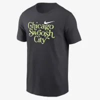 Nike Swoosh Cities мужские Chicago Short-Sleeve футболка цвет серый