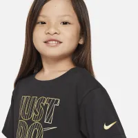 Nike Shine Boxy Tee Toddler футболка цвет черный