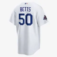 Mookie Betts Los Angeles Dodgers 2024 World Series Champions чоловічі Nike MLB Replica Jersey колір білий