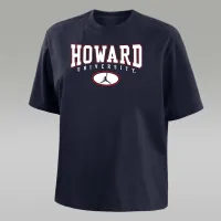 Nike Howard женская Jordan College Boxy футболка синий