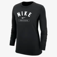 Nike Swoosh женская Soccer Long-Sleeve футболка цвет черный