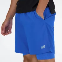 Шорти New Balance MS41288BUL - Блакитні