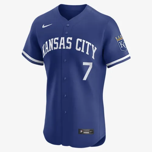 Bobby Witt Jr. Kansas City Royals мужские Nike Dri-FIT ADV MLB Elite Jersey синий