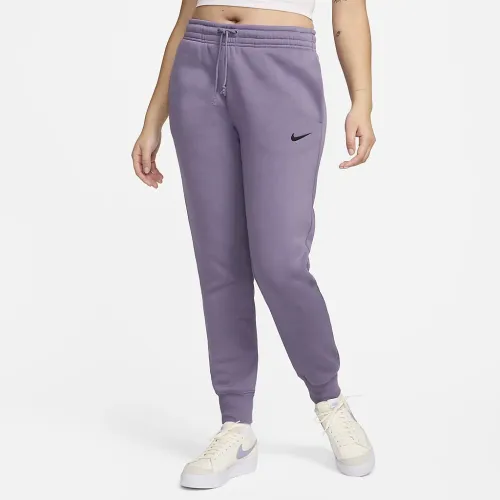 Nike Sportswear Phoenix Fleece женская Mid-Rise Sweatpants цвет фиолетовый