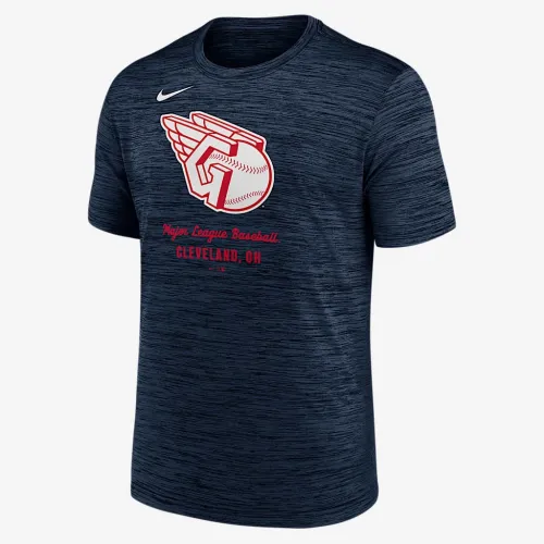Cleveland Guardians Velocity мужские Nike Dri-FIT MLB футболка синий