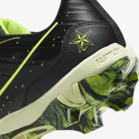 Nike Alpha Huarache 4 Keystone чоловічі бейсбольні бутси колір чорний