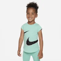 Nike Swooshfetti Logo Tee Toddler футболка колір зелений