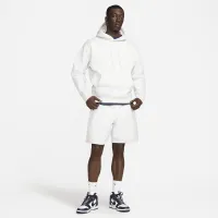 Nike Solo Swoosh чоловічі Fleece Толстовка з капюшоном колір сірий
