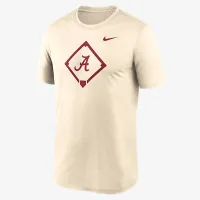 Alabama Crimson Tide Legend Baseball Icon мужские Nike Dri-FIT College футболка цвет коричневый