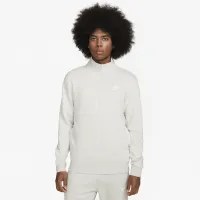 Nike Sportswear Club мужские Brushed-Back 1/2-Zip Pullover цвет серый