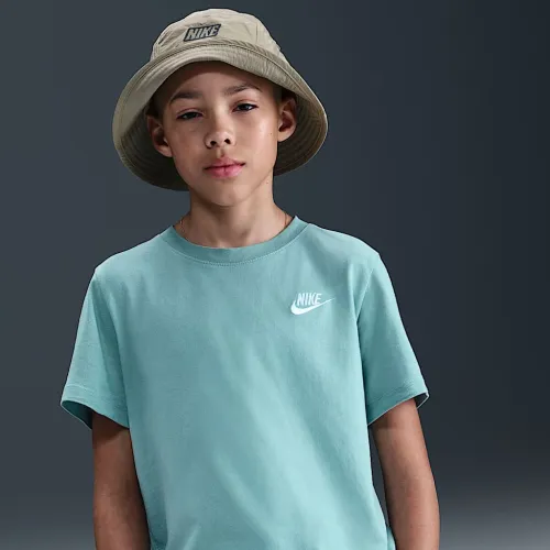Nike Sportswear Big детские футболка цвет зеленый