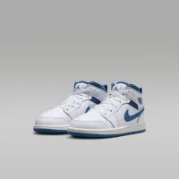 Nike Jordan 1 Mid SE Little дитячі Кросівки колір білий