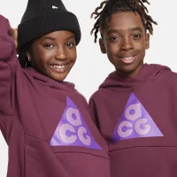 Nike ACG Icon Fleece Big детские Pullover Толстовка с капюшоном цвет красный