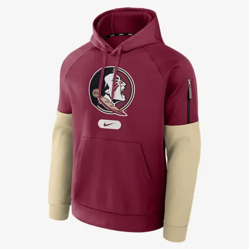 Florida State Seminoles Fitness Men’s Nike Therma College Pullover Толстовка з капюшоном колір червоний