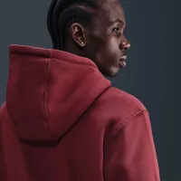 Nike Club мужские Pullover Fleece Толстовка с капюшоном цвет красный