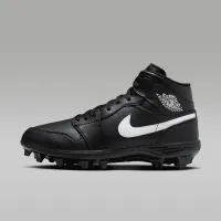 Nike Jordan 1 Mid TD чоловічі Football Cleat колір чорний