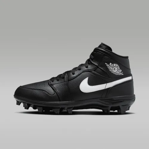 Nike Jordan 1 Mid TD чоловічі Football Cleat колір чорний