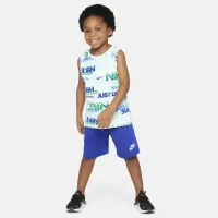 Nike Sportswear PE Little дитячі Printed Tank комплект блакитний