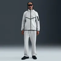 Nike Tech чоловічі Color-Block Open-Hem Fleece Pants колір сірий