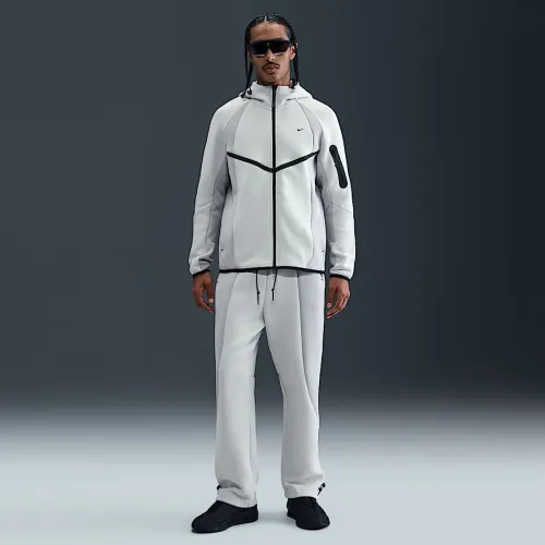 Nike Tech чоловічі Color-Block Open-Hem Fleece Pants колір сірий