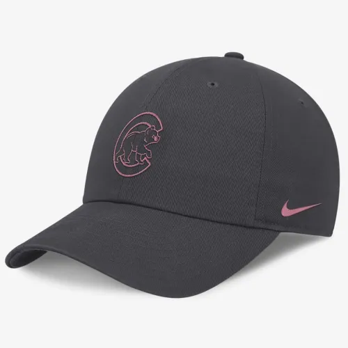 Chicago Cubs Club женская Nike MLB Adjustable Hat цвет серый