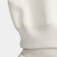Nike Sportswear Phoenix Fleece женская 1/2-Zip Cropped свитшот цвет коричневый