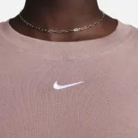 Nike Sportswear Essential жіноча оверсайз футболка колір фіолетовий