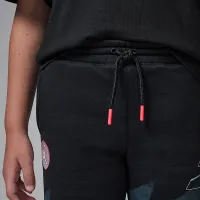 Nike Jordan MJ Moto Little дитячі Fleece шорти колір чорний
