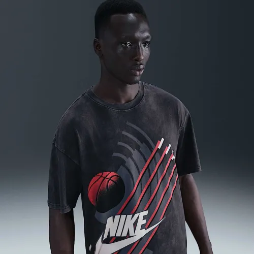 Nike чоловічі баскетбольні футболка колір чорний