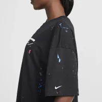 Nike Sportswear Breaking женская оверсайз Short-Sleeve футболка цвет черный