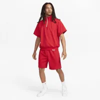 Nike Dri-FIT Standard Issue чоловічі 1/4-Zip Short-Sleeve баскетбольні Top колір червоний
