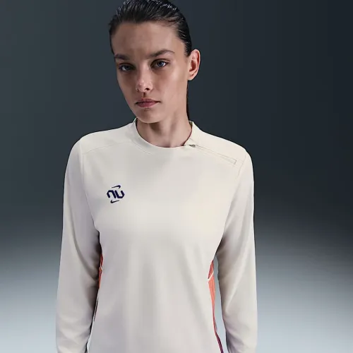 Nike United Academy жіноча Dri-FIT Soccer Crew-Neck Top колір білий