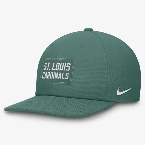 St. Louis Cardinals Bicoastal Pro мужские Nike Dri-FIT MLB Adjustable Hat цвет зеленый