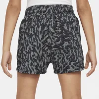 Nike One Big дитячі (Girls') Woven З високою талією шорти колір сірий