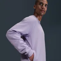 Nike Primary Fleece чоловічі Dri-FIT UV Performance Crew колір фіолетовий