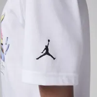 Nike Air Jordan Big дитячі Dunk Comics футболка колір білий