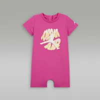 Nike Jordan Air Stacked Baby (12-24M) Romper Pink