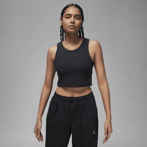 Nike Jordan жіноча Tank колір чорний