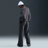 Nike Sportswear Phoenix Fleece жіноча З високою талією Wide-Leg Pants колір сірий