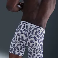 Nike Dri-FIT Essential хлопковыеStretch мужские трусы (3 пары) цвет серый