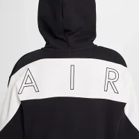 Nike Air Big детские Fleece Full-Zip Толстовка с капюшоном цвет черный