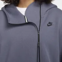 Nike Sportswear Tech Fleece жіноча оверсайз Full-Zip Толстовка з капюшоном Cape колір сірий