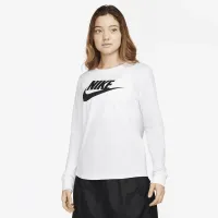 Nike Sportswear Essentials жіноча Long-Sleeve Logo футболка колір білий
