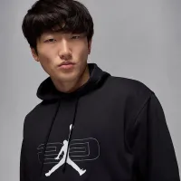 Nike Jordan Sport Crossover чоловічі Fleece Pullover Толстовка з капюшоном колір чорний
