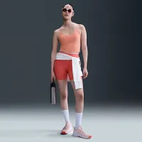 Nike Indy жіноча Light-Support Padded Sports Bra Tank Orange