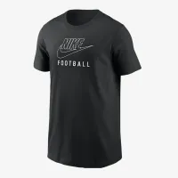 Nike Swoosh Big дитячі Football футболка колір чорний