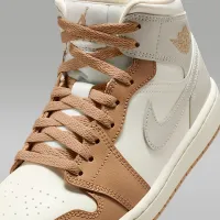 Nike Air Jordan 1 Mid женская Кроссовки цвет коричневый