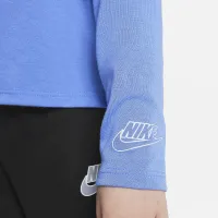 Nike Notebook Print Long Sleeve Knit Top Toddler Top блакитний