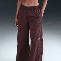 Nike Sportswear жіноча Wide-Leg Woven Pants колір червоний
